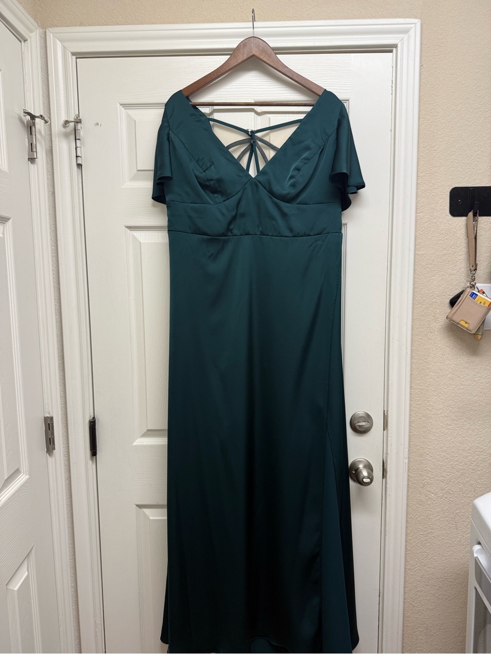 SIZE 18 AZAZIE LANI DRESS IN PINE